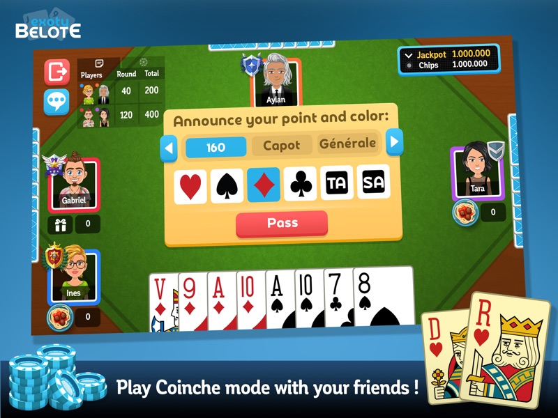 Belote & Coinche online screenshot 8