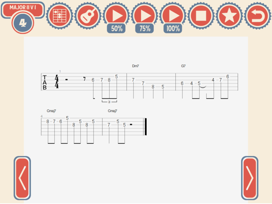 48 Jazz Guitar Licks iPad app afbeelding 3