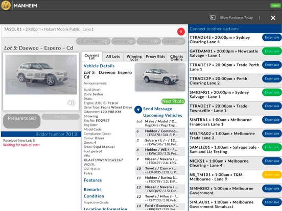 Screenshot #5 pour Manheim Simulcast Australia V2