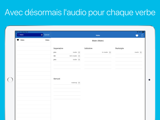 Screenshot #4 pour Quickverbes Anglais
