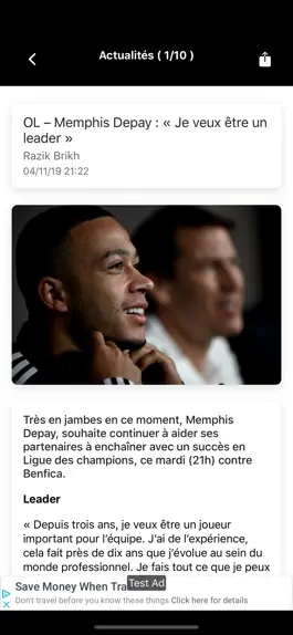 Game screenshot Olympique et Lyonnais hack