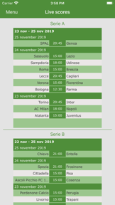 Italian Soccer Live screenshot
