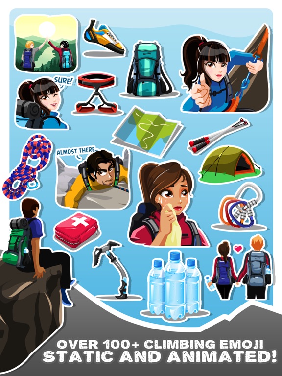 Screenshot #5 pour Mountain Climbing Gif Stickers