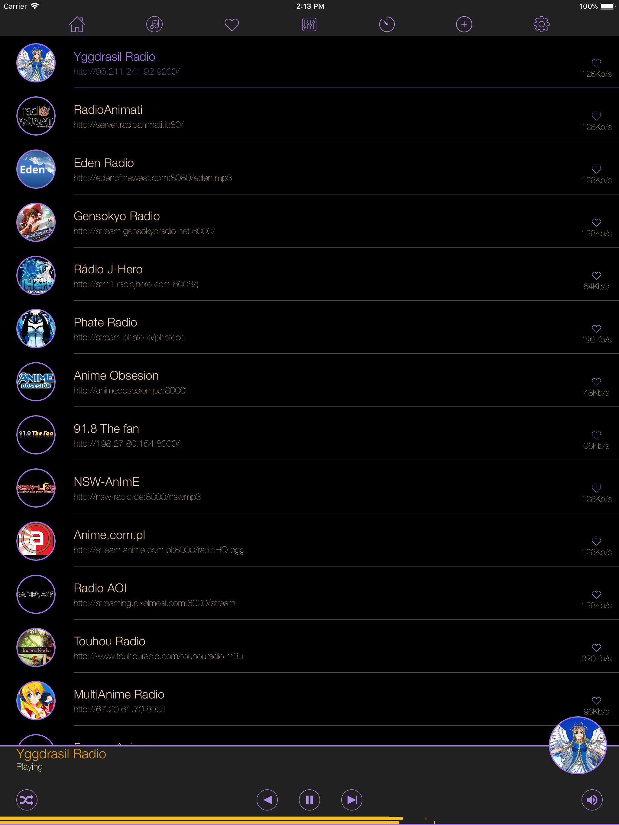 Anime Music Radio Stations screenshot 10