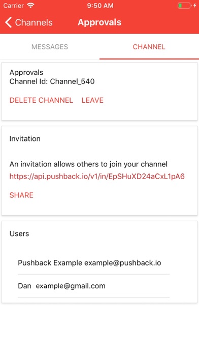PushBack Notifications Screenshot