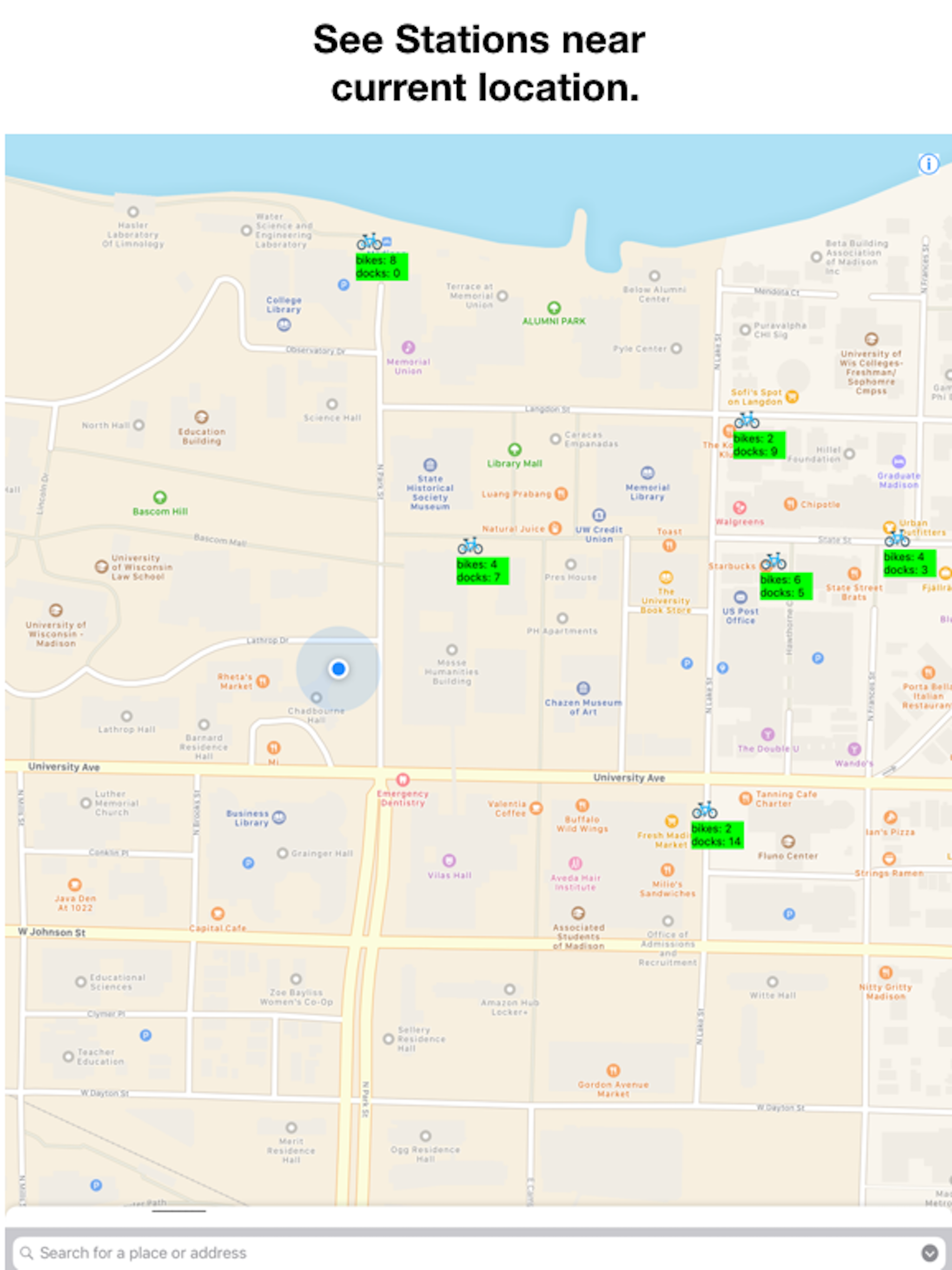 Bike Stations Madison screenshot 6