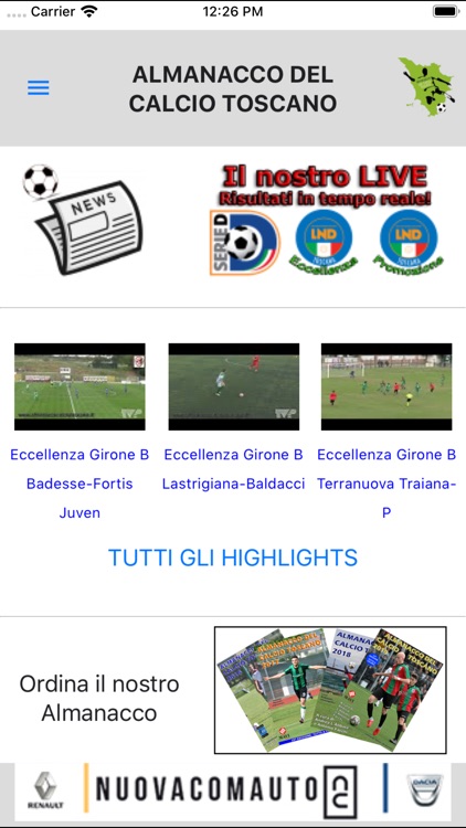 Almanacco Calcio Toscano