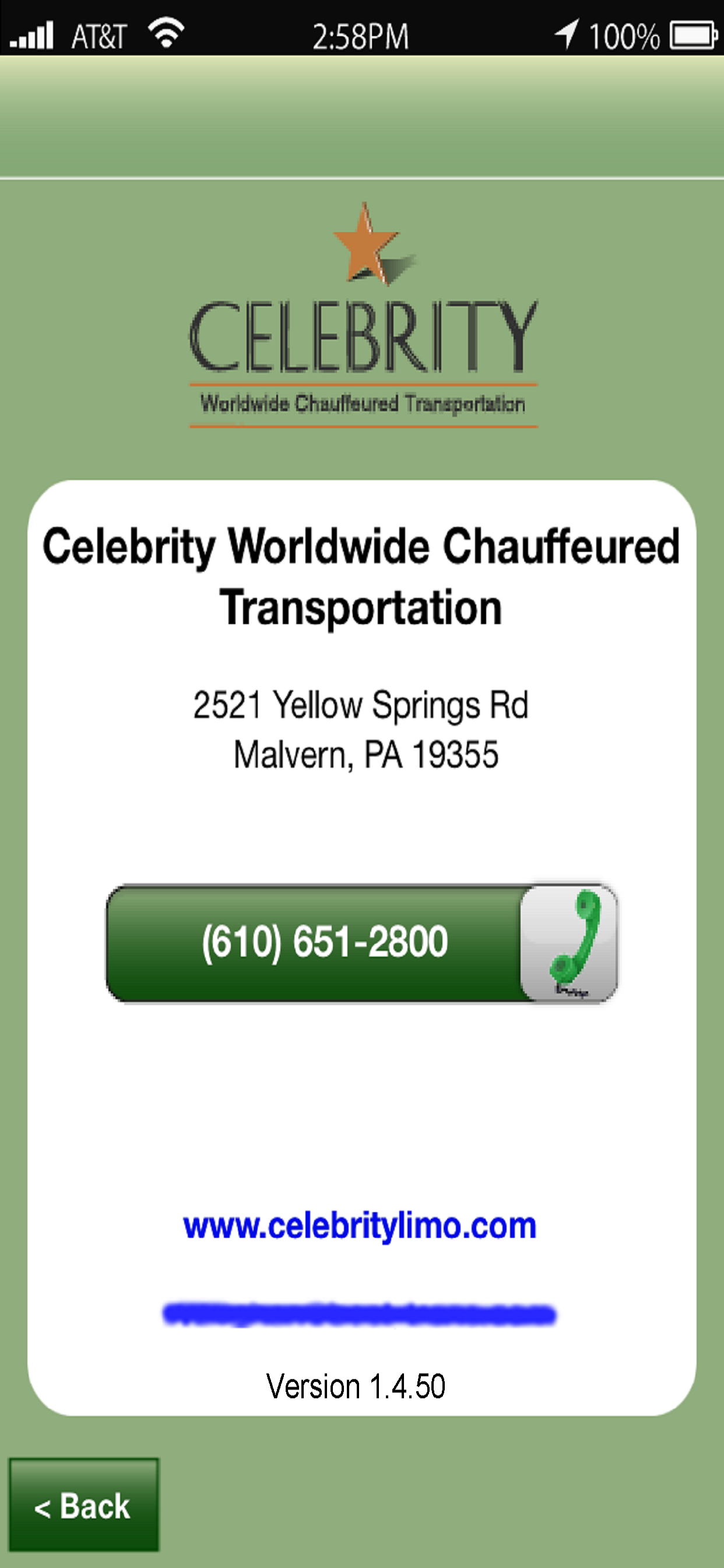 Celebrity Limo Booking Tool screenshot 3