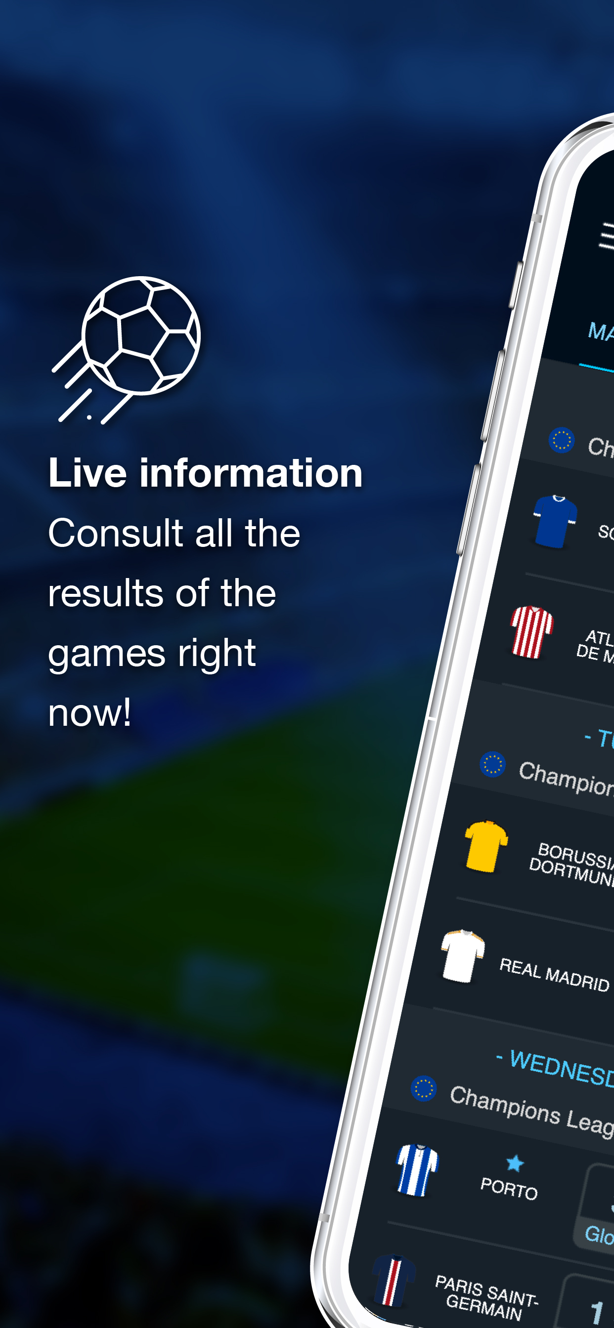 Scores & Stats for Champions