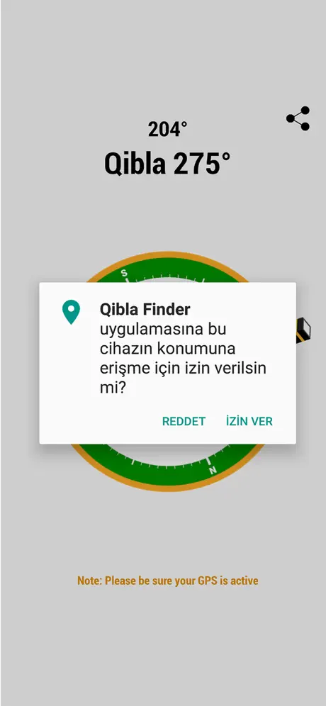 Simple Qibla Finder