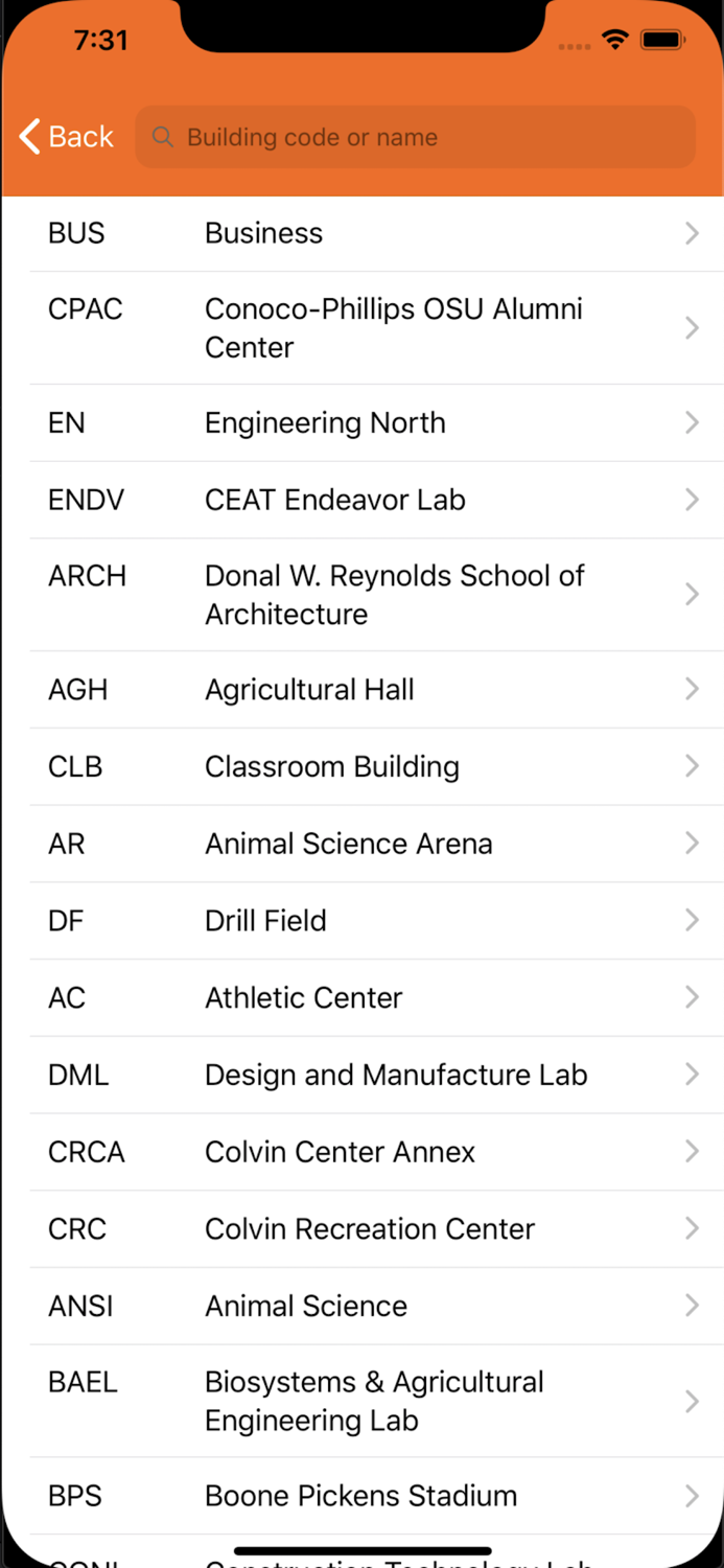Campus Resource Guide App