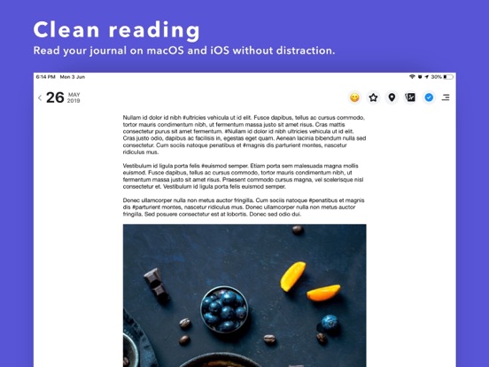 Daily Journal - Pocket Edition iPad screenshot 7 - Lifestyle app