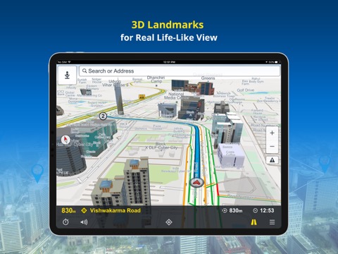 NaviMaps: 3D GPS Navigationのおすすめ画像1