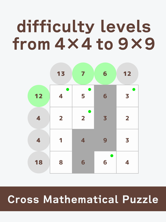 Screenshot #5 pour Cross Mathematical Puzzle