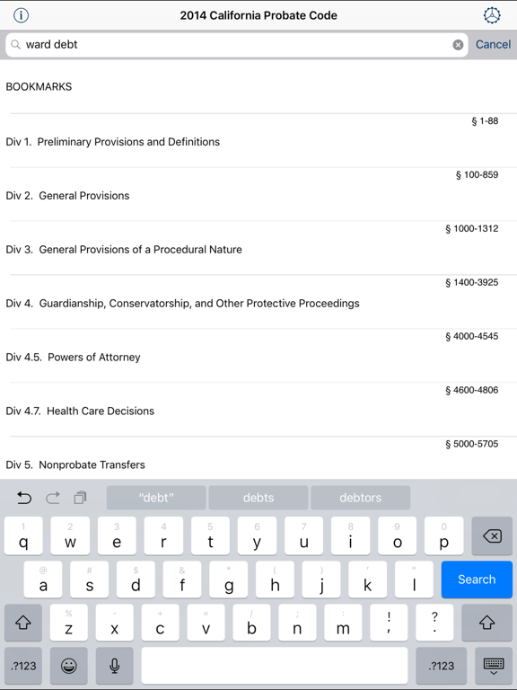 Screenshot #4 pour CA Probate Code 2025