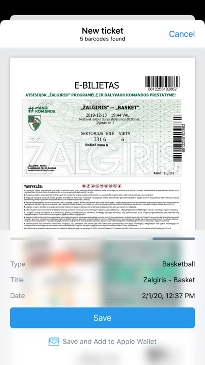 Ticket Holder screenshot-4