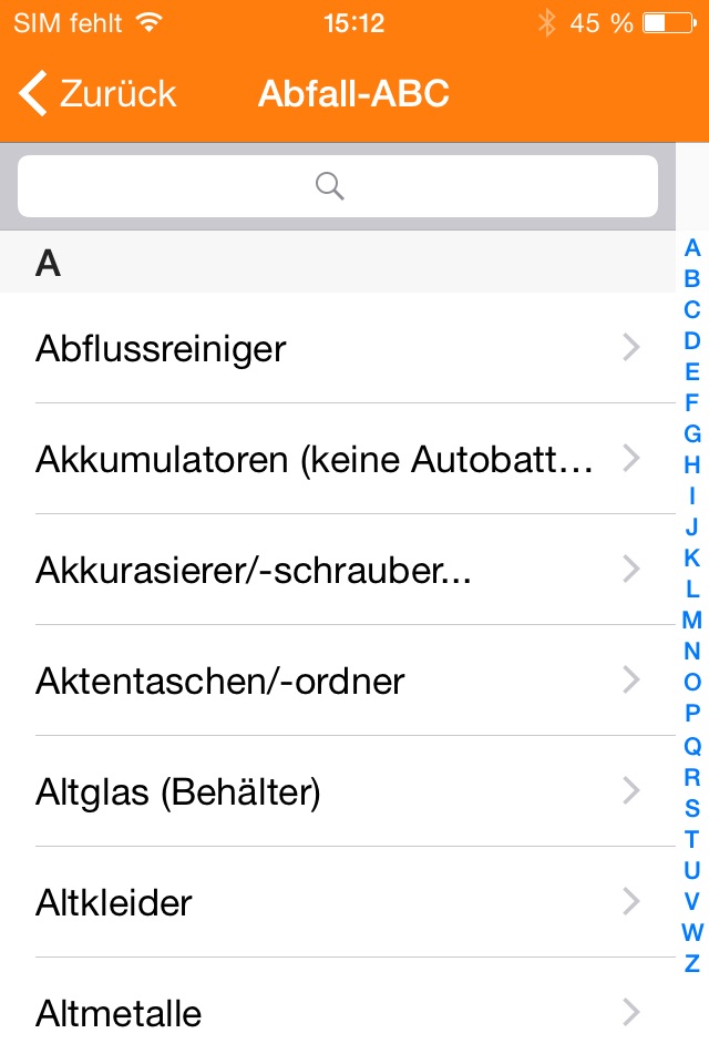 Abfall-App AWB Esslingen screenshot 4