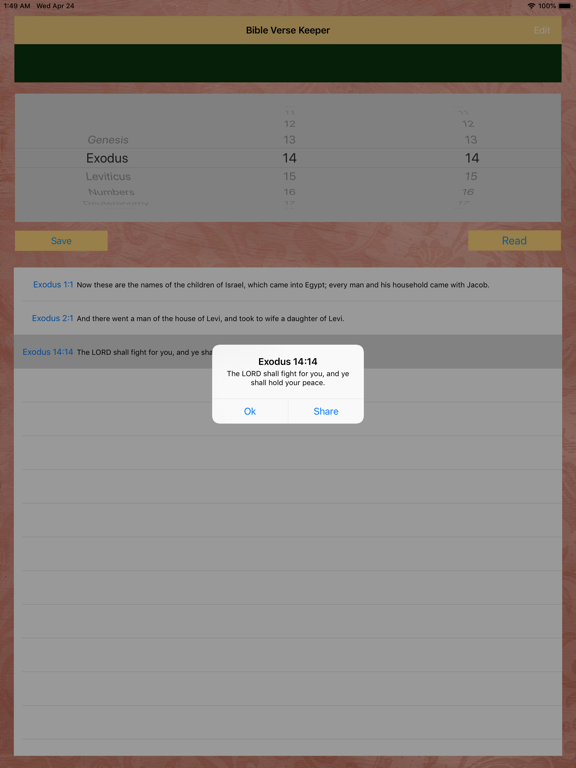 Screenshot #5 pour Bible Verse Keeper