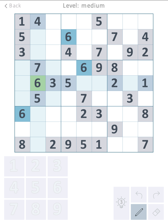 Sudoku Plus iPad screenshot