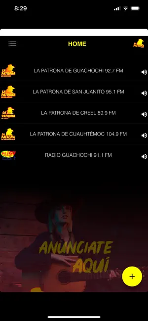 Captura 1 Radio La Patrona GB iphone