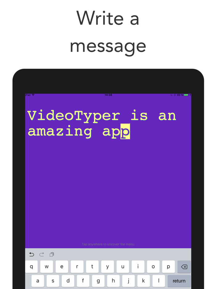VideoTyper - Typing video