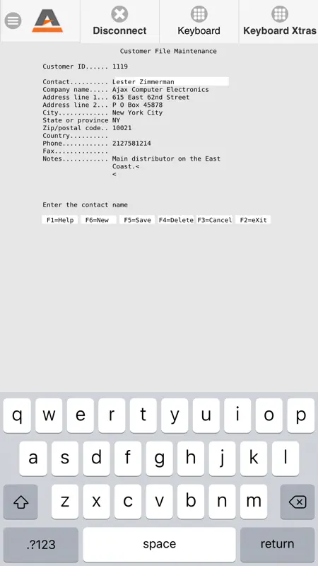 AccuTerm Mobile screenshot 2 of 2
