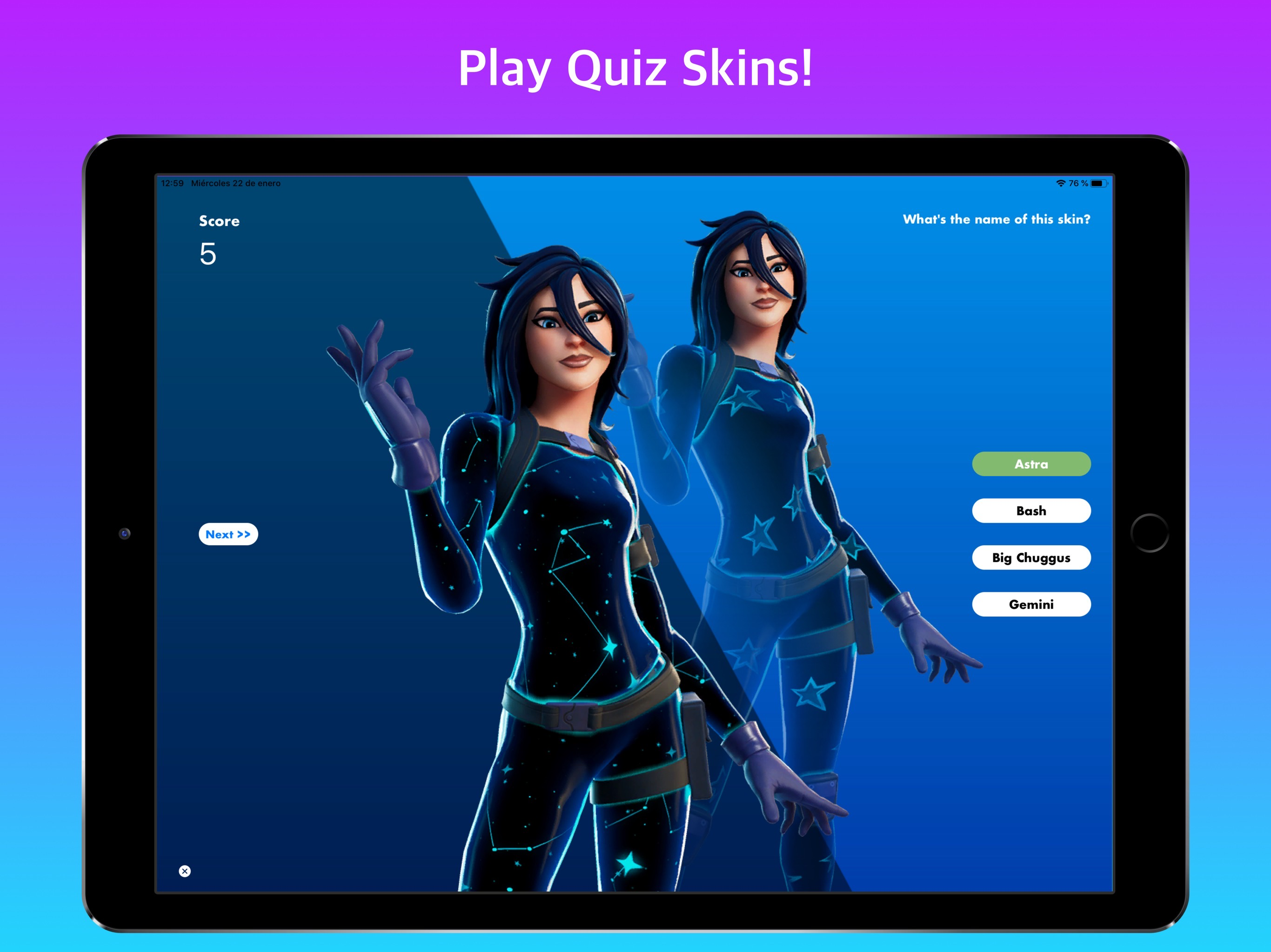 Shop Maker Quiz for Fortnite