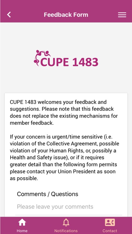 CUPE 1483 screenshot-3