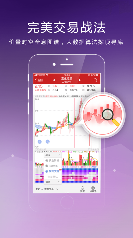 #8. 钱龙-股票分析,专业盯盘 (iOS) 由: SHANGHAI QIANLONG ADVANCED TECHNOLOGY CO.,LTD