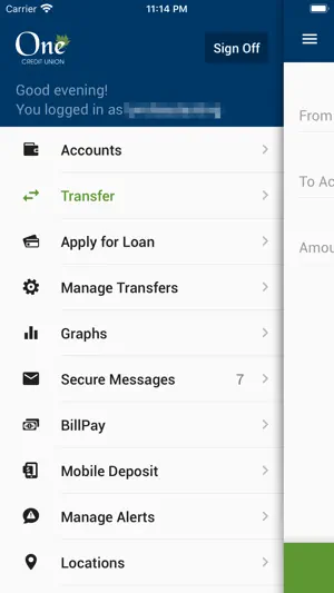 One Credit Union screenshot 3