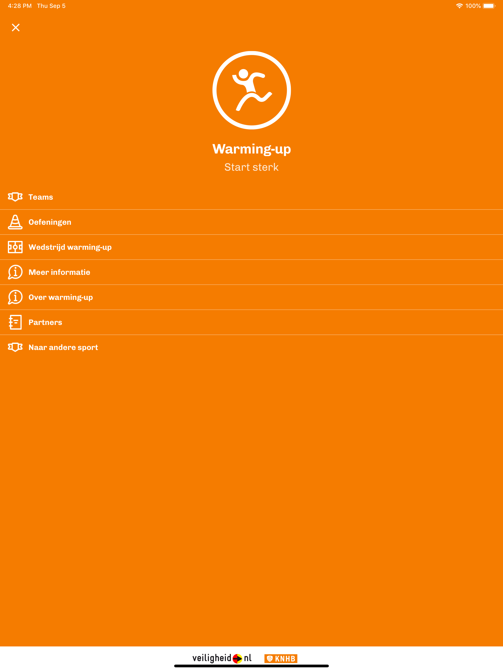WarmingUp App