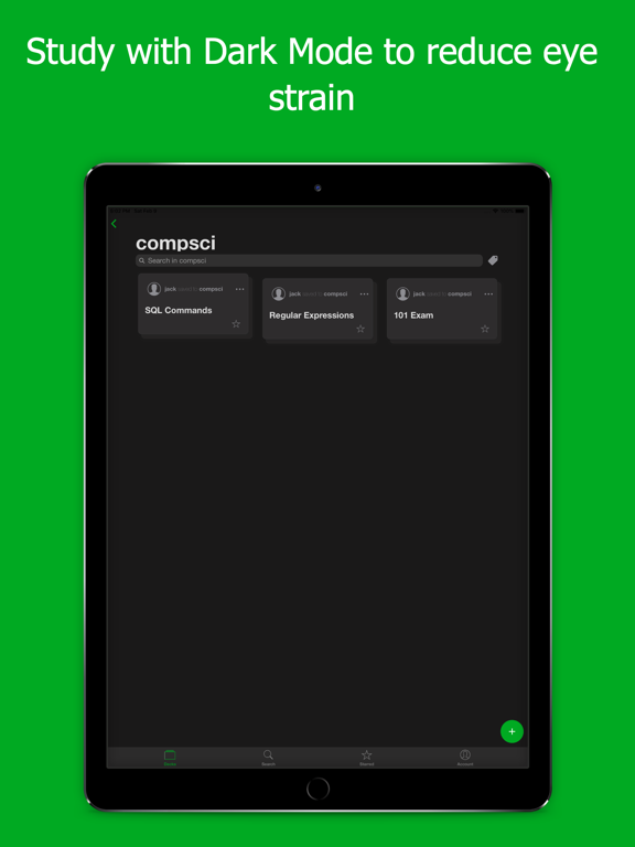 Flashcards Maker Flash Cards iPad screenshot 4 - Education app