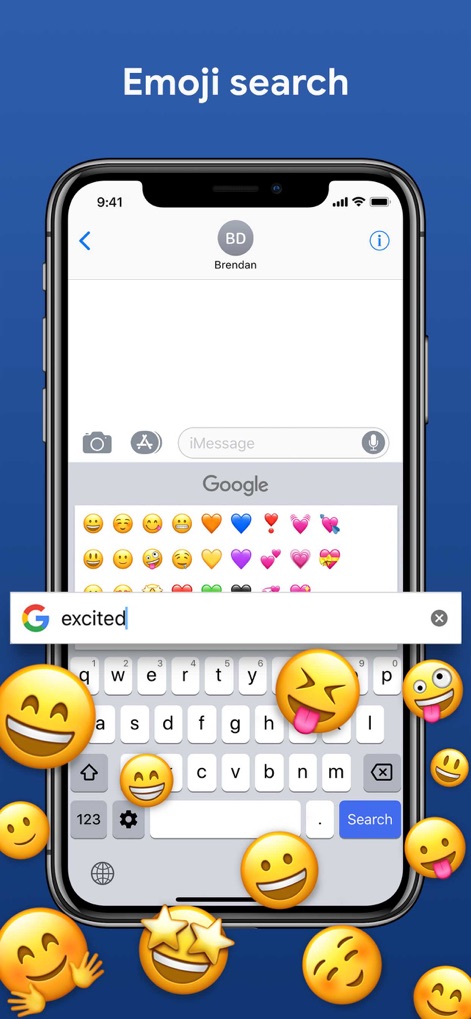 Gboard – the Google Keyboard - Recherche Emoji Intelligente