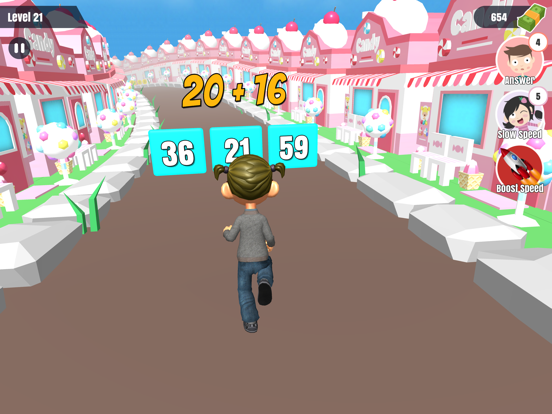 Run Math Runner – Solve Quiz iPad screenshot