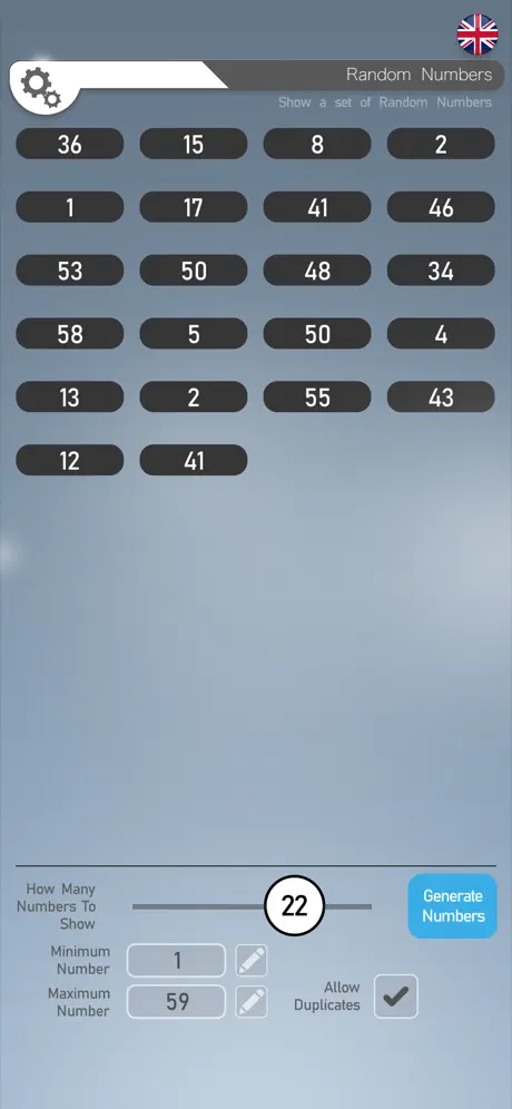 Random Number App