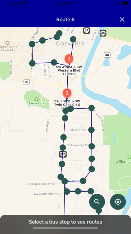 OregonCAS BStop Companion