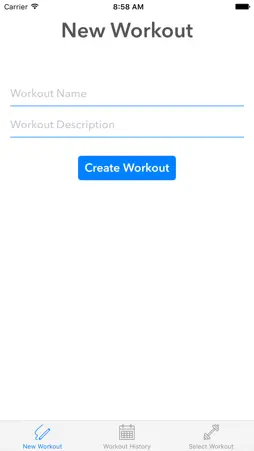 Workout Recorder screenshot 1