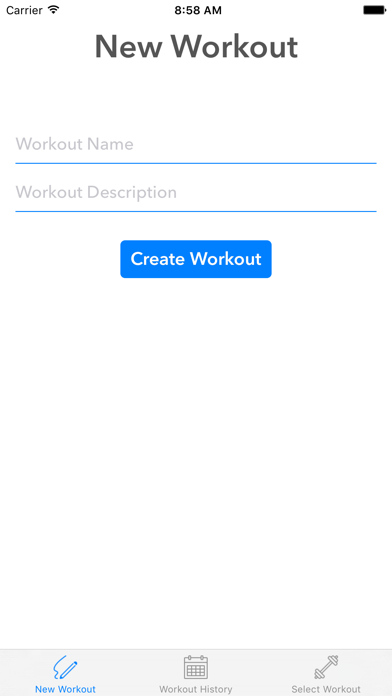 Screenshot #1 pour Workout Recorder