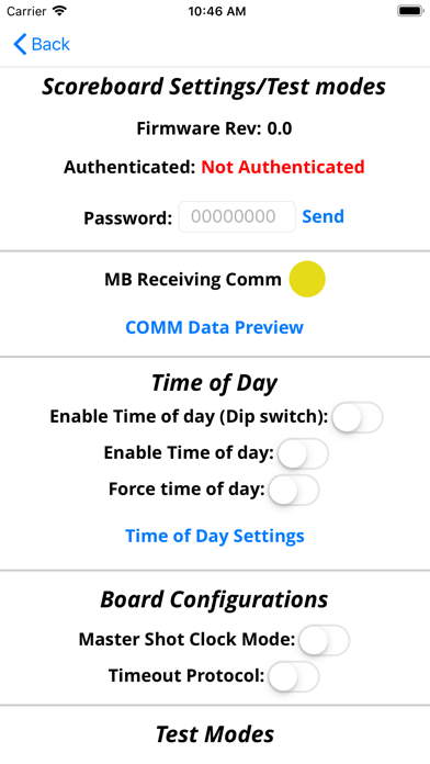 OES Service Connect Screenshot
