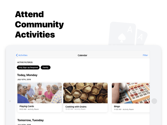 Cubigo Community iPad screenshot 2 - Lifestyle app