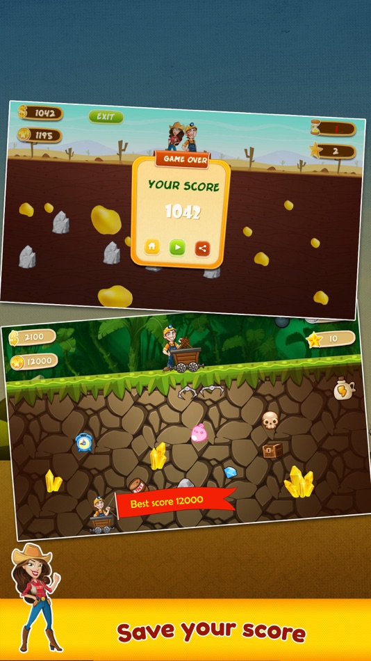 #4. Gold Miner: Classic Game (iOS) 由: Thuong Dinh