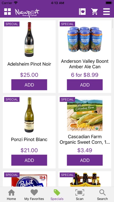 Newport Avenue Market Screenshot