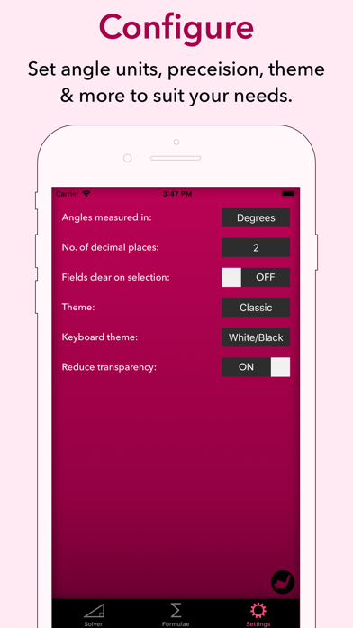 Trigonometry Help Lite Screenshot