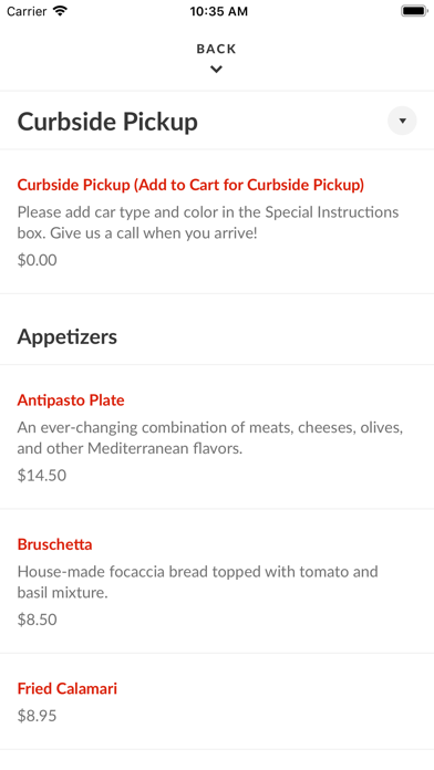 The Tuscan Oven Pizzeria Screenshot 3 - AppWisp.com The Tuscan Oven Pizzeria Screenshot 3 - AppWisp.com