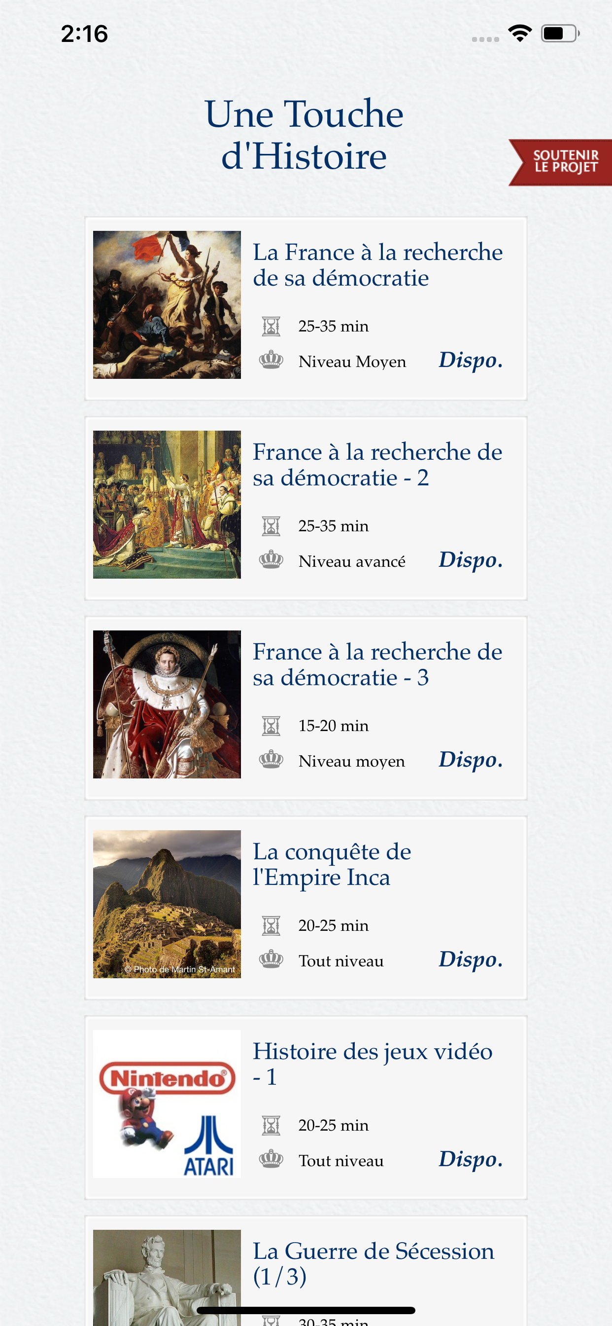 Une Touche D'Histoire