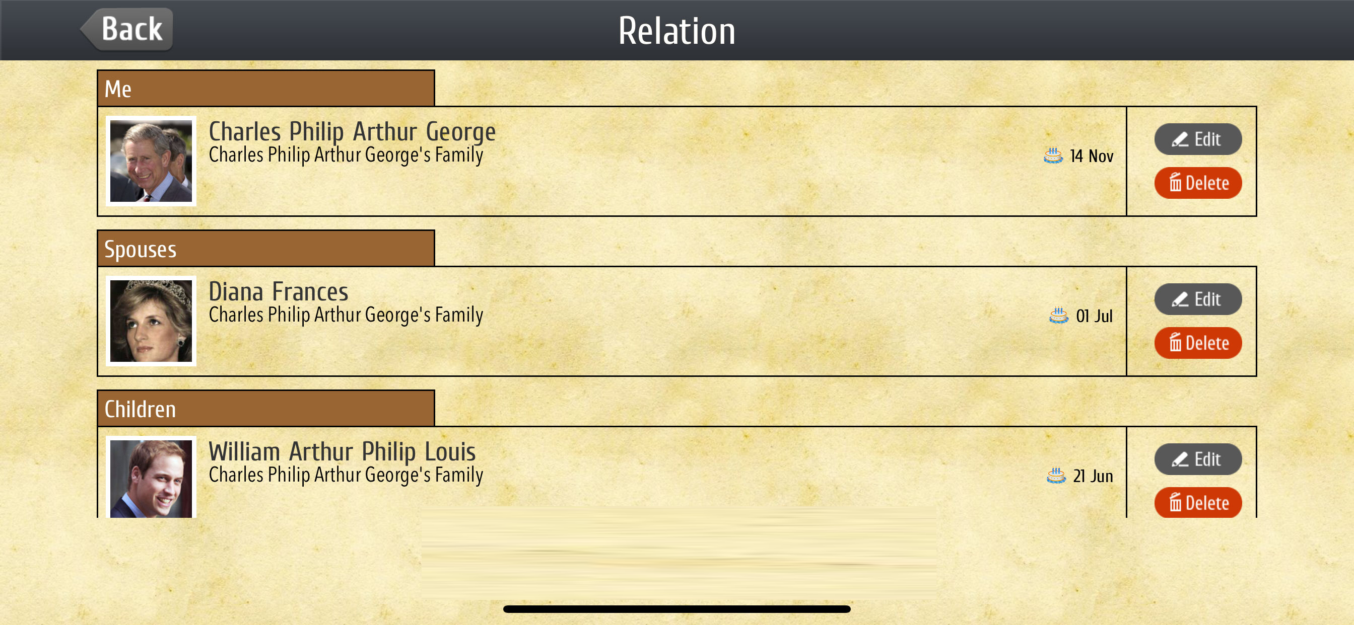 Easy Family Trees - Familybook
