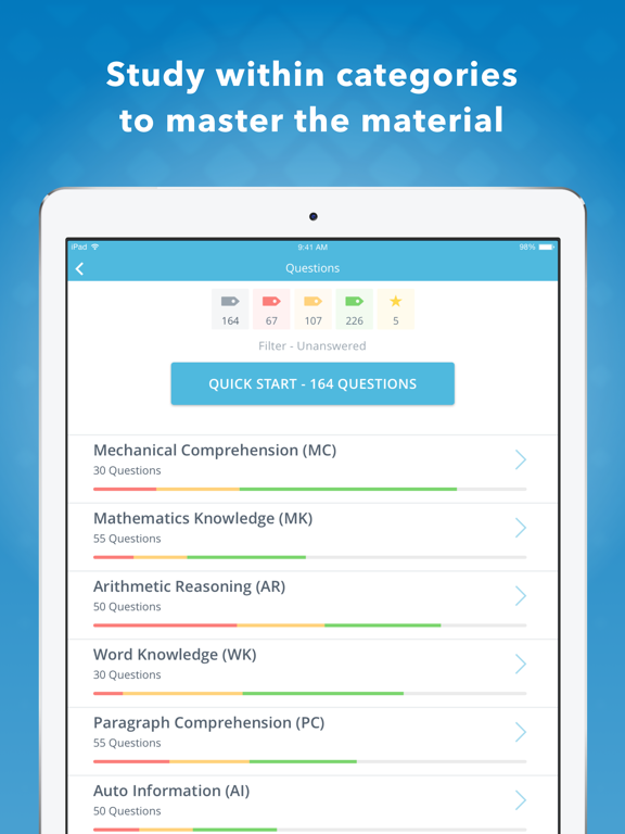 Screenshot #5 pour ASVAB Mastery: Semper Fi