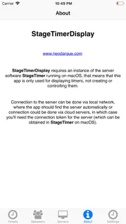 stagetimerdisplay iphone screenshot 4