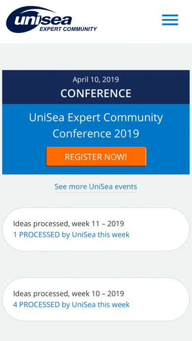 Screenshot #1 pour UniSea Expert Community
