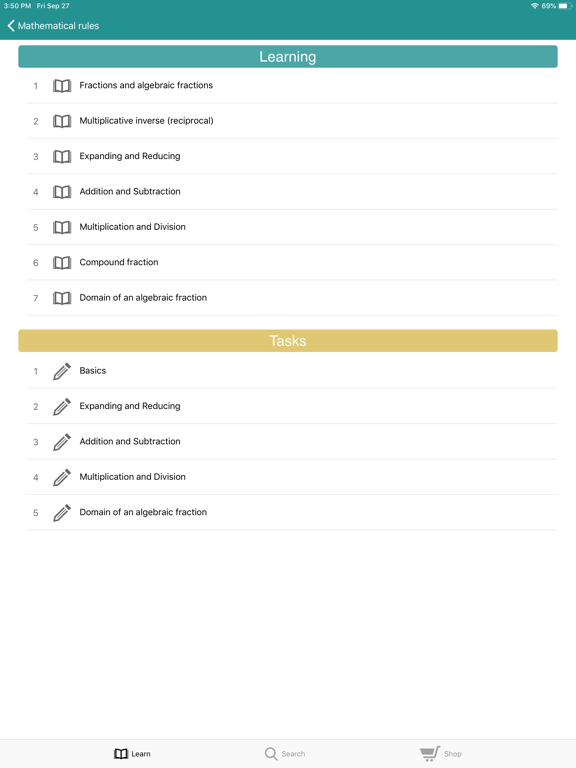 Screenshot #5 pour Math Wiki - Learn Maths